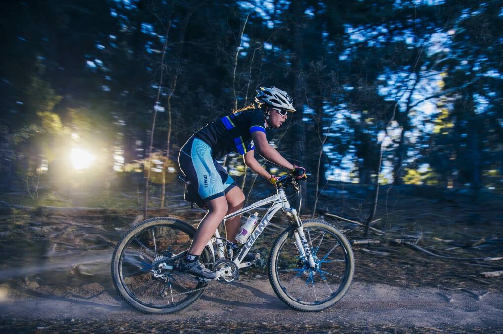 Action from the Mont 24-hour mountain bike race on Saturday afternoon. 

  Photo: Rohan Thomson