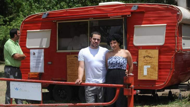 The old Brodburger van back in 2009, before it set up its permanent spot in Kingston. Photo: Richard Briggs