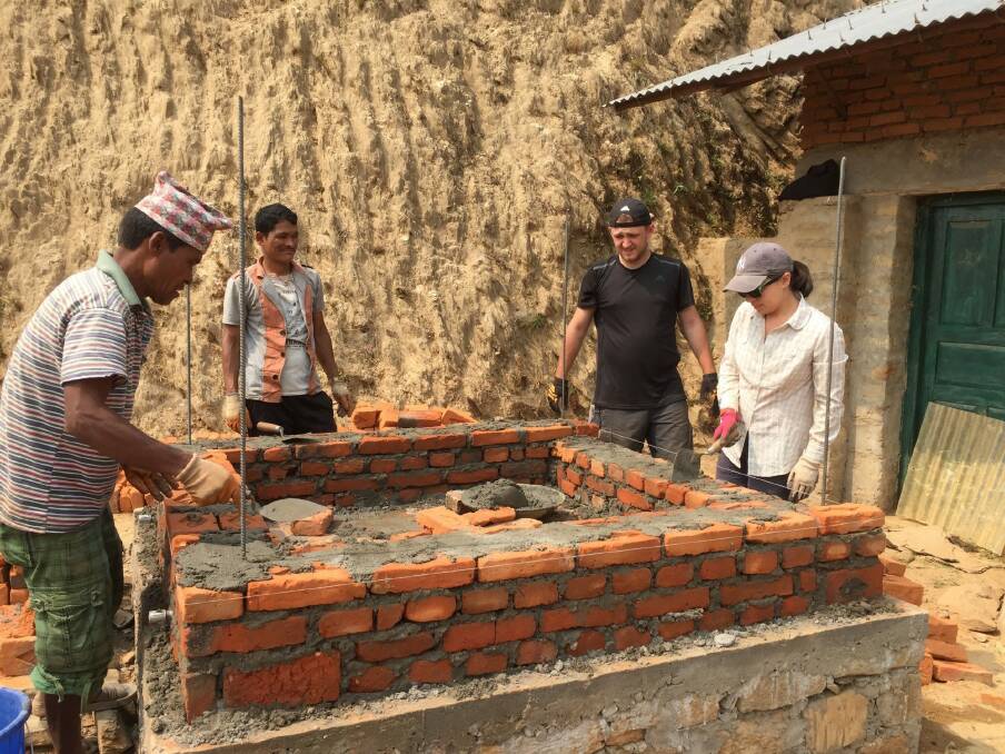 REACH for Nepal hires local labourers to direct the projects. Photo: Supplied