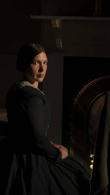 Writer-performer Mel Dodge stars in <i>Miss Bronte</i>.  Photo: Massive Pics