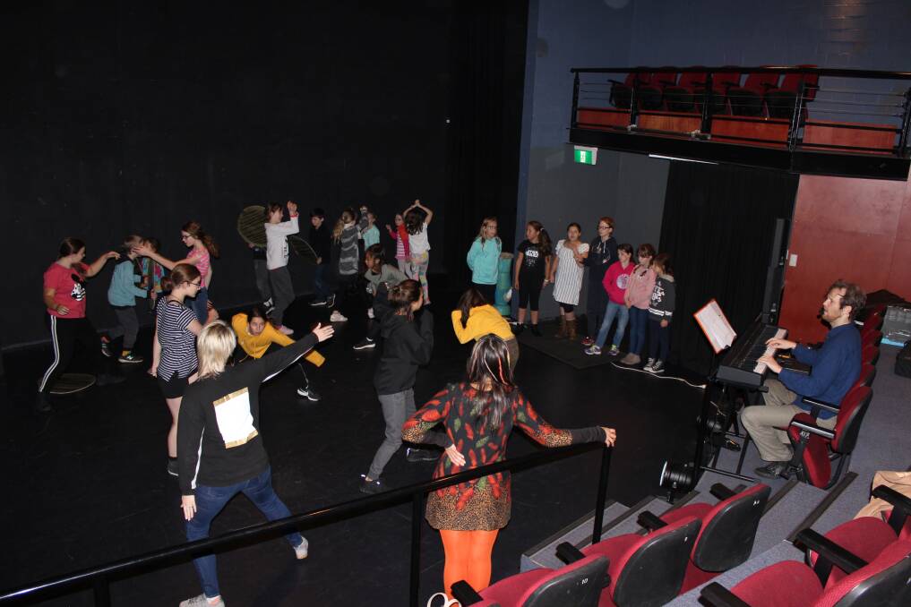 <i>Just Like Clockwork: A Musical</i> in rehearsal. Photo: Supplied