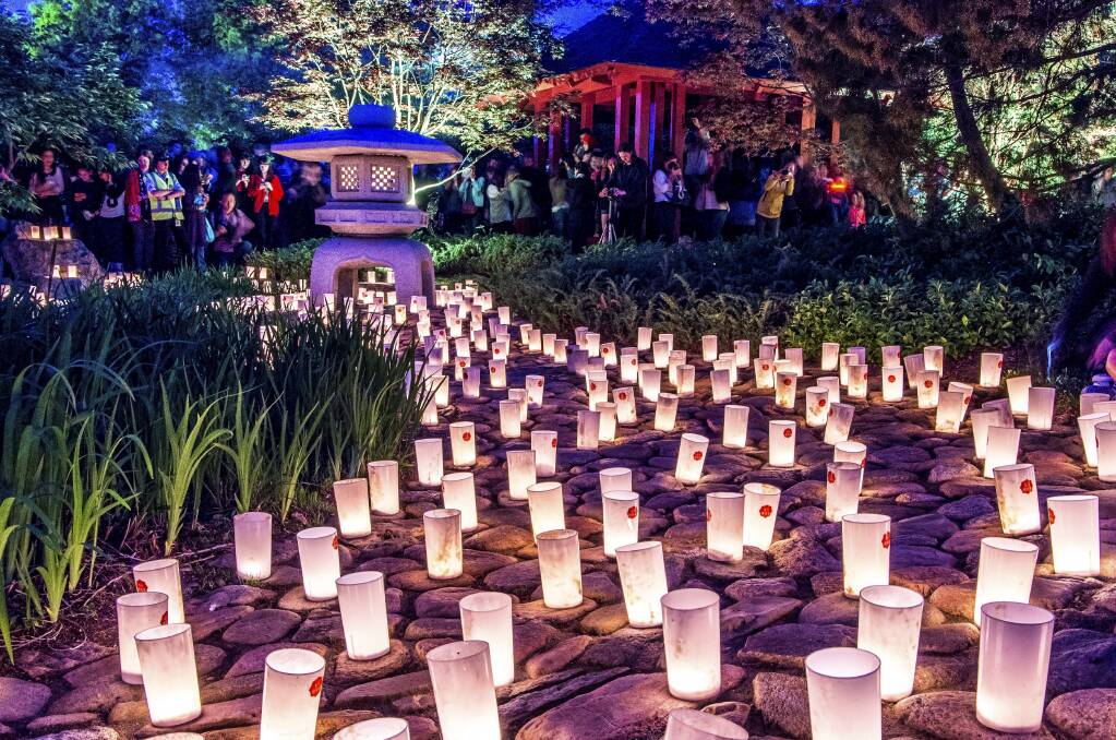 The Canberra Nara Candle Festival will be held on Saturday. Photo: Chris Blunt