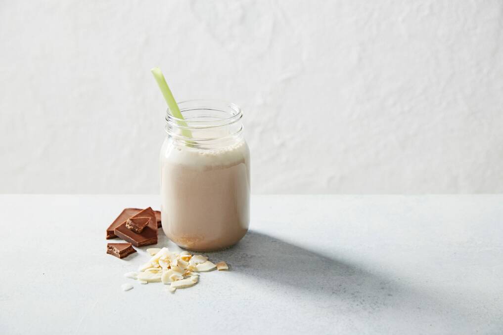 A chocolate coconut Probiotec meal replacement shake - part of the new CSIRO Flexi Diet. Photo: CSIRO