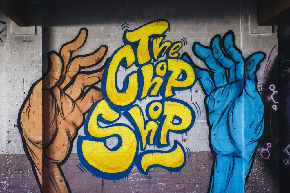 Street art in The Chop Shop. Photo: Rohan Thomson