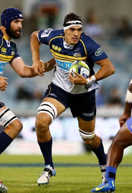Rory Arnold has played just five Super Rugby games, but is rated as a Wallabies bolter already. Photo: Mark Nolan