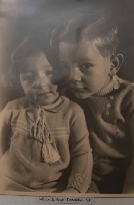 Peter Witting and his sister Marion 1931. Photo: Jamila Toderas