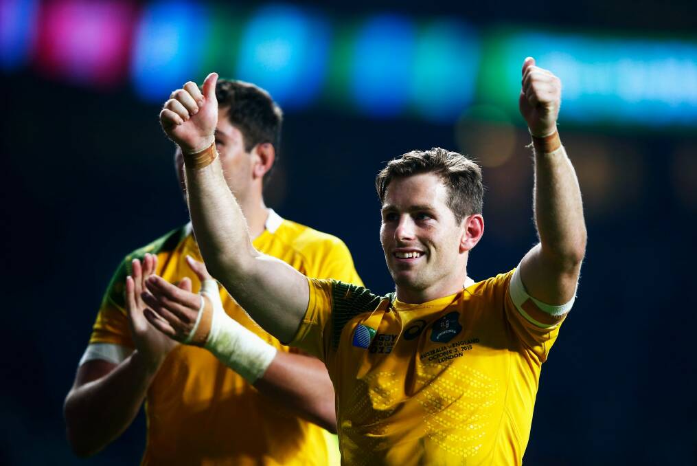 Star man: Wallabies No.10 Bernard Foley's compsure under pressure has taken him to another level. Photo: Getty Images