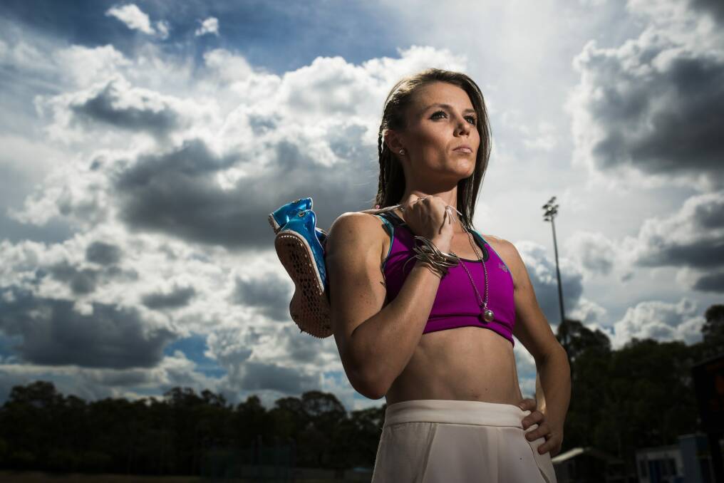 Australian 800m champion Brittany McGowan, a fashion journalism graduate, has relocated to Canberra. Photo: Rohan Thomson