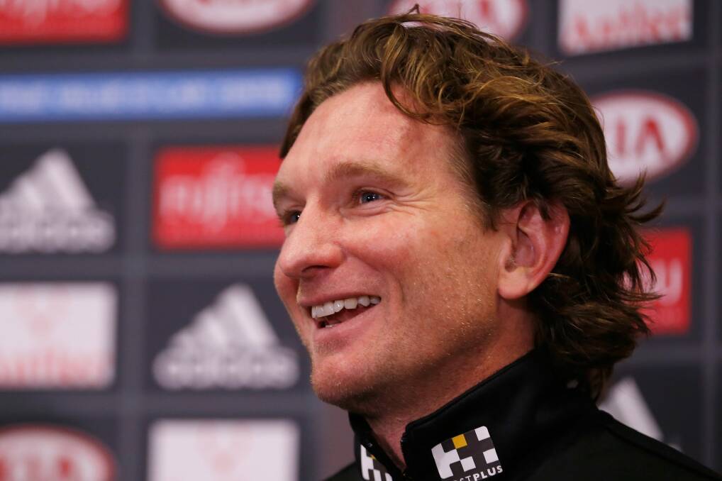 Fit: James Hird. Photo: Getty Images