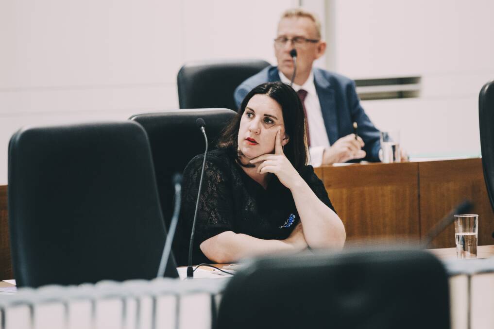 Canberra Liberal Giulia Jones was critical of new failure to protect laws that will force all adults - including priests - to report child abuse or face jail.  Photo: Canberra Times