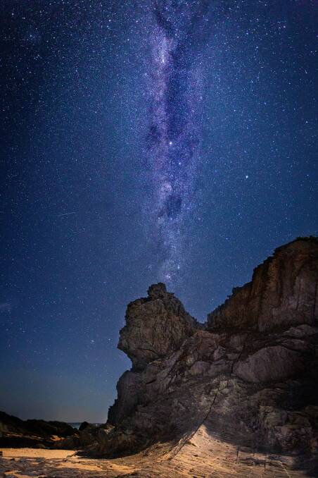 The Milky way captured over Queen Victoria Rock. Photo: Leah-Anne Thompson