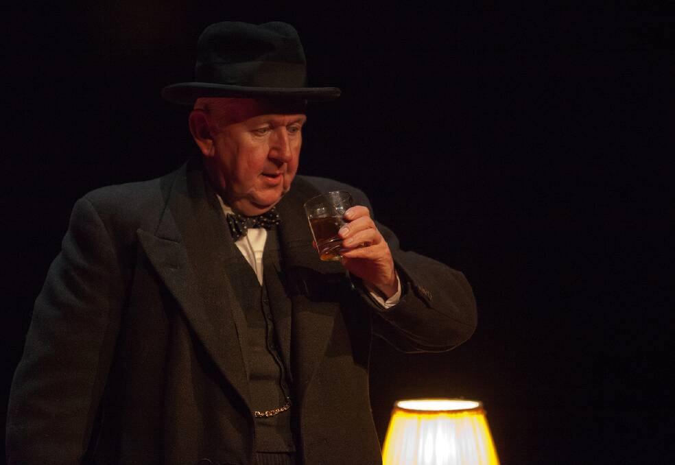 Impeccable: Pip Utton as Winston Churchill in <i>Churchill</i>. Photo: Andy Doornhein
