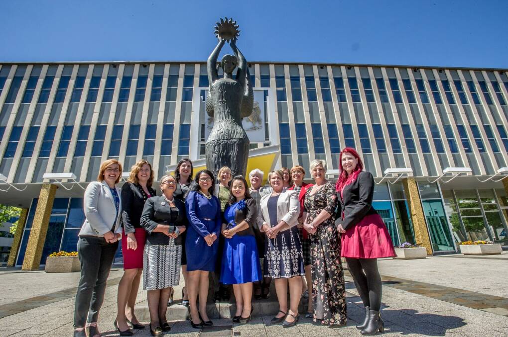 The ACT Legislative Assembly made history when Canberrans elected the first female majority of any parliament in Australia.  Photo: Karleen Minney