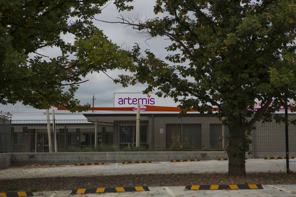 Parents turned up to find Artemis early learning centre closed on Monday morning. Photo: Jamila Toderas