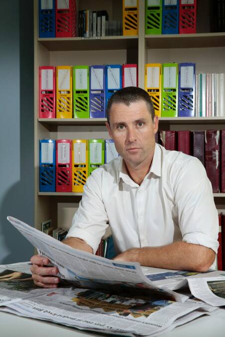 Australian Education Union ACT secretary Glenn Fowler says an end to lengthy pay negotiations came after perseverance from teachers. Photo: Jeffrey Chan