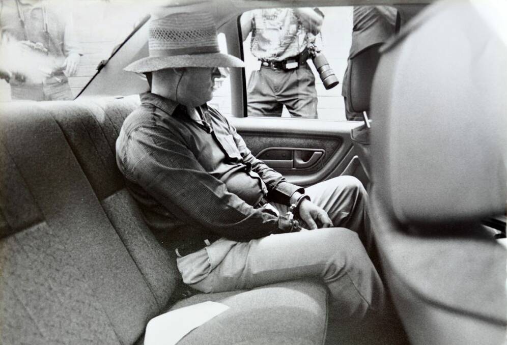David Harold Eastman shortly after his arrest in 1992. Photo: Graham Tidy
