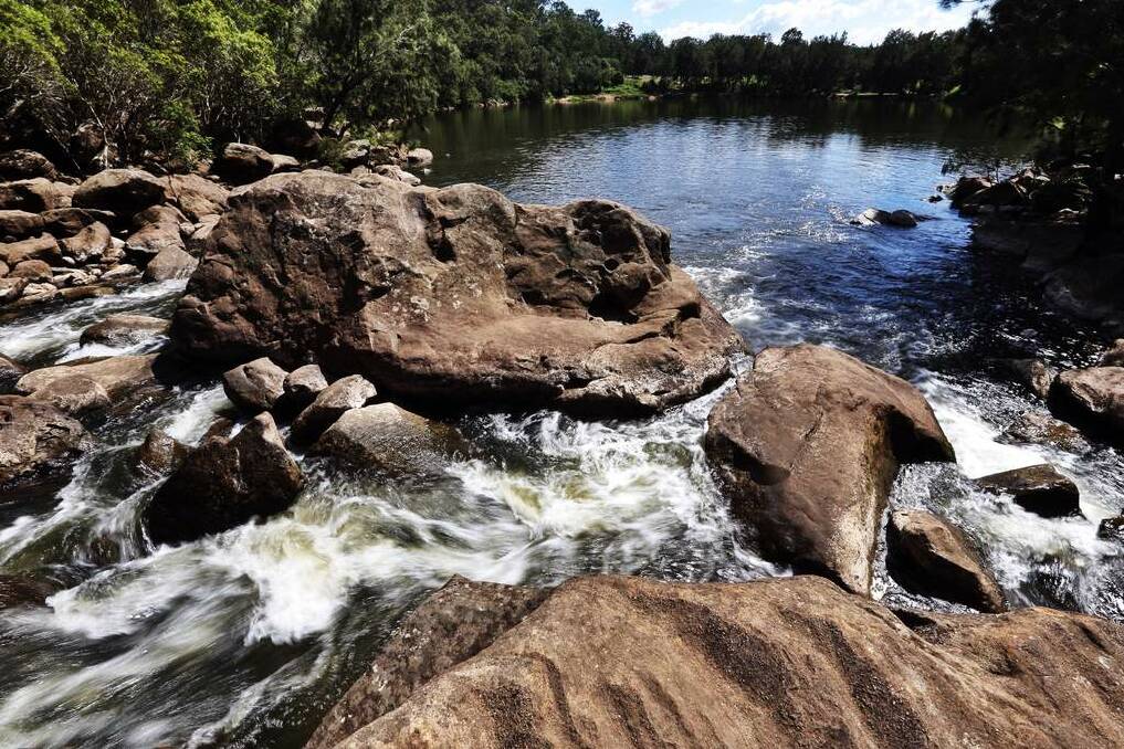 Bents Basin, in Sydney's far south-west, is a popular swimming spot in the State Conservation Area, on the Nepean River. Photo: Nick Moir