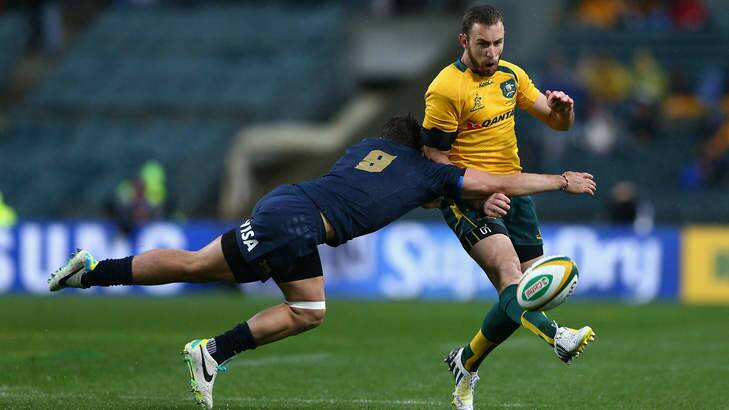 Back in gold: Nic White thought he would never get the chance to play for the Wallabies again.