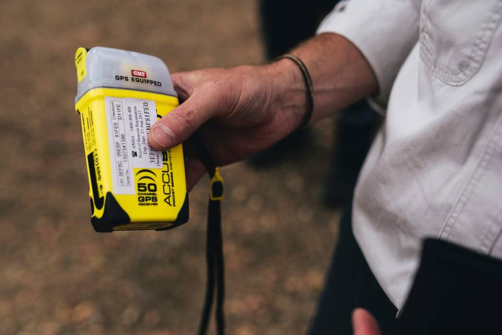Personal locator beacon's (PLB) can be rented from Namadgi visitors centre for $10 per day. Photo: Rohan Thomson