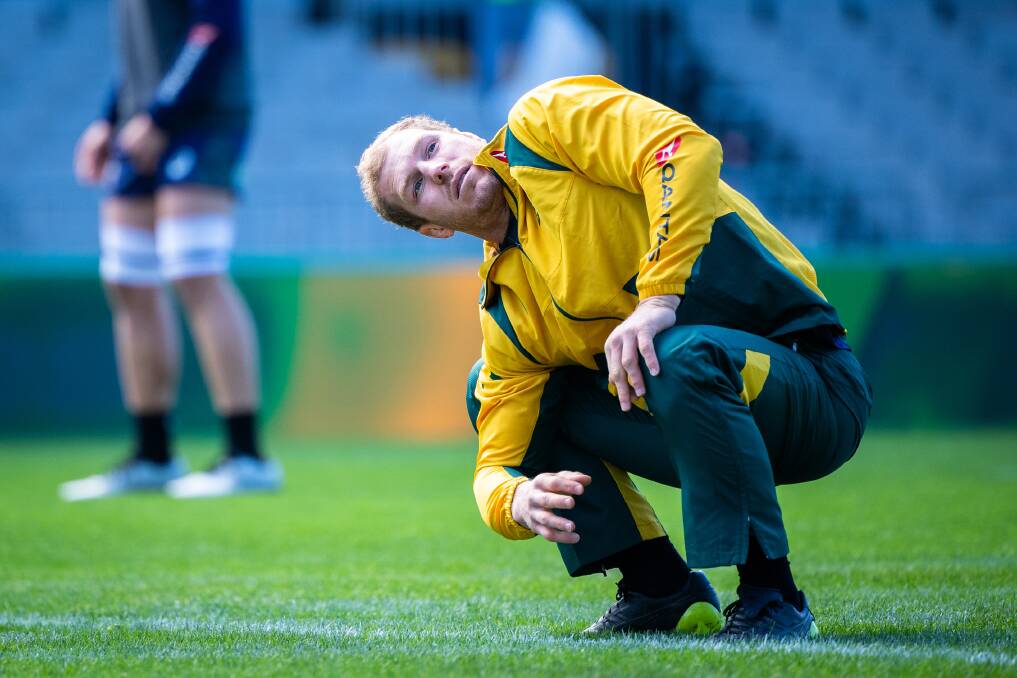 Sidelined: David Pocock has been ruled out of the South Africa Test due to injury. Photo: RUGBY.com.au/Stuart Walmsley
