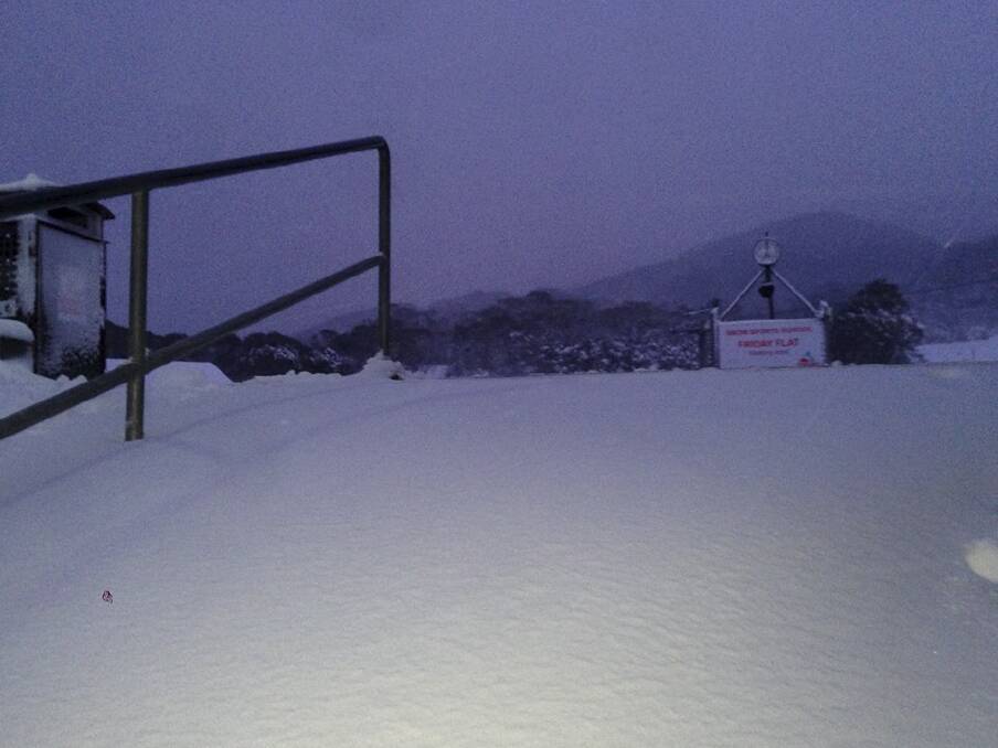 Snow at Friday Flat, Thredbo resort Photo: courtesy Resport