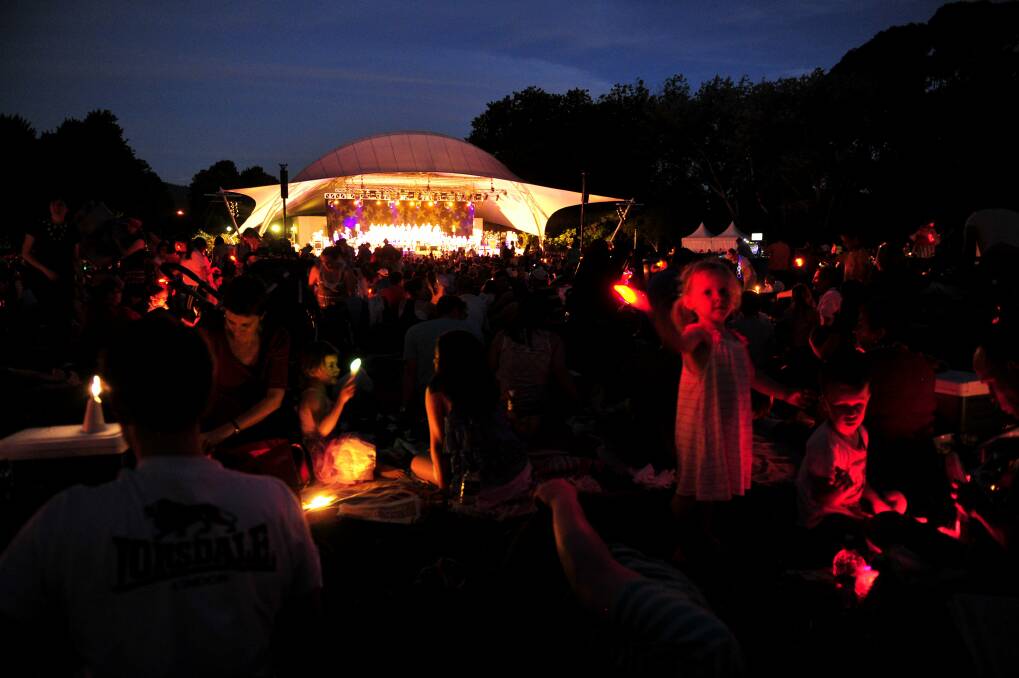 A previous Carols by Candlelight in Commonwealth Park. Photo: Jay Cronan