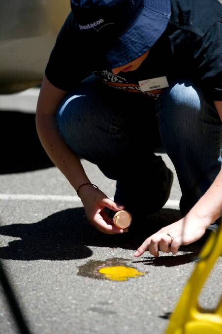 It turns out you can't fry an egg on the road on a hot day. Photo: Jay Cronan