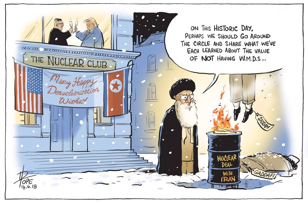 The Canberra Times editorial cartoon.  Photo: David Pope