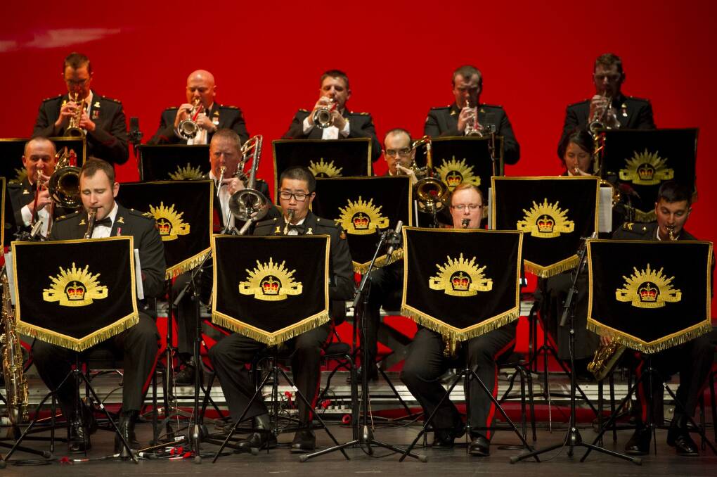 The Royal Military College Band perform at Canberra Theatre

 Photo: Jay Cronan