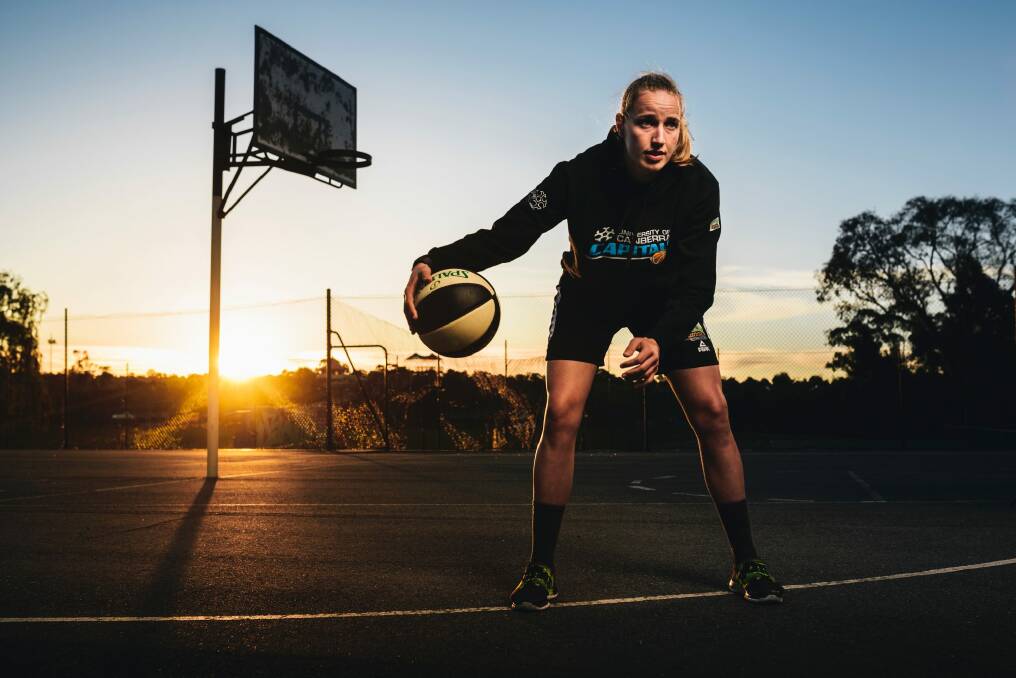 Mikaela Ruef collected 22 rebounds against the Melbourne Boomers last Friday and leads the league with more than 12 a game. Photo: Rohan Thomson