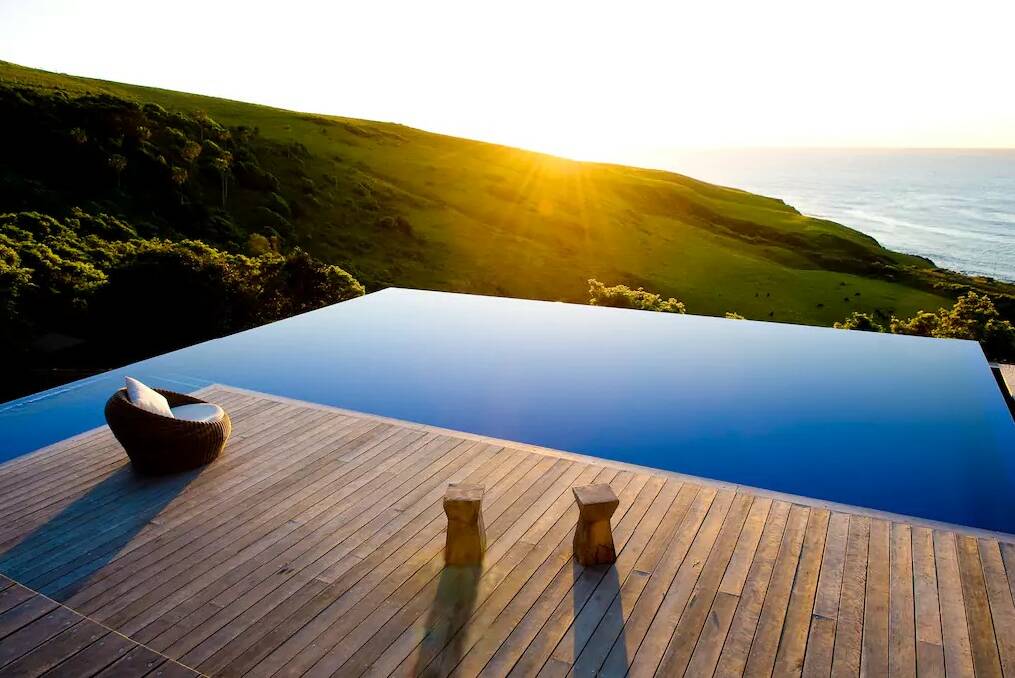 The Ocean Farm property in Gerringong is tucked away in the coastal forests. Photo: Airbnb