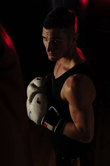 Boxer Steve Lovett. Photo: Stuart Walmsley