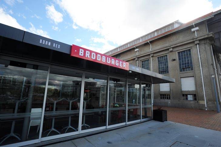 Breakfast, lunch and dinner ... the new Brodburger Cafe opens tomorrow. Photo: Richard Briggs