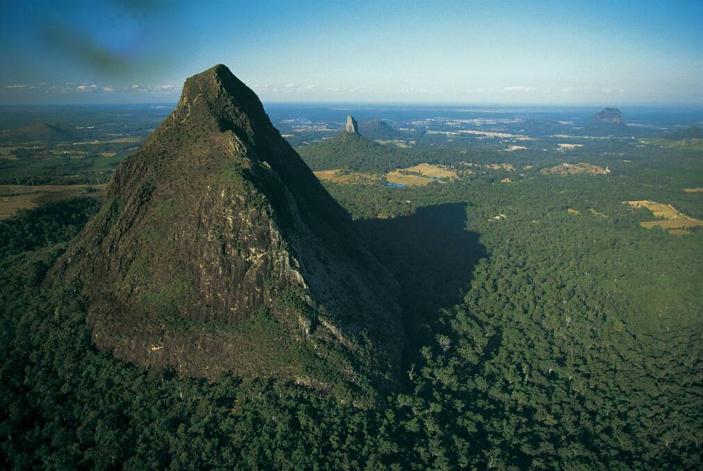 Mount Tibrogargan is part of the Glass House Mountains National Park. Photo: File