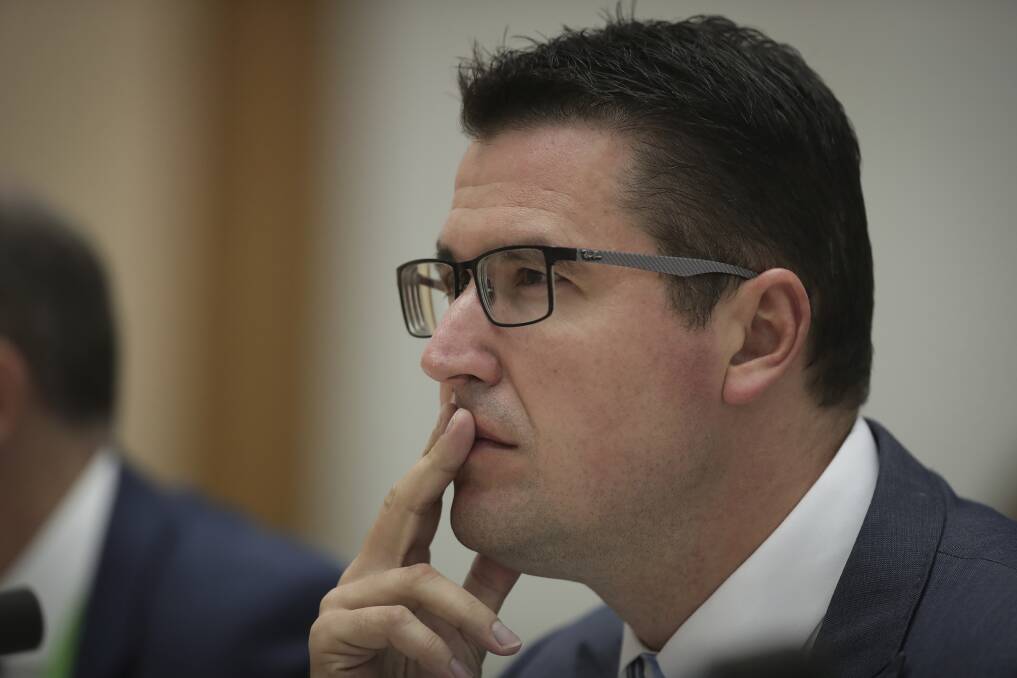 Zed Seselja backed a motion condemning new NSW exclusion zone laws. Photo: Alex Ellinghausen