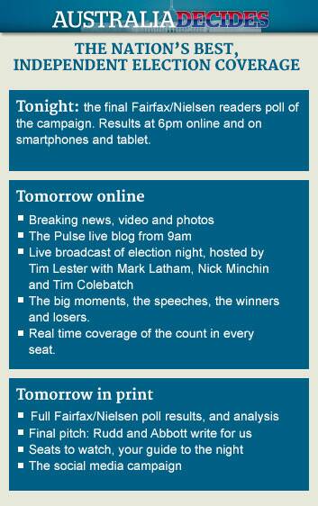 Fairfax Media's election coverage