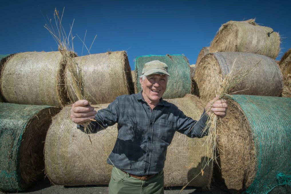 Taralga farmer Trevor Menzies, who was thrilled to receive donated hay despite being initially reluctant because he believed others needed it more. Photo: Karleen Minney