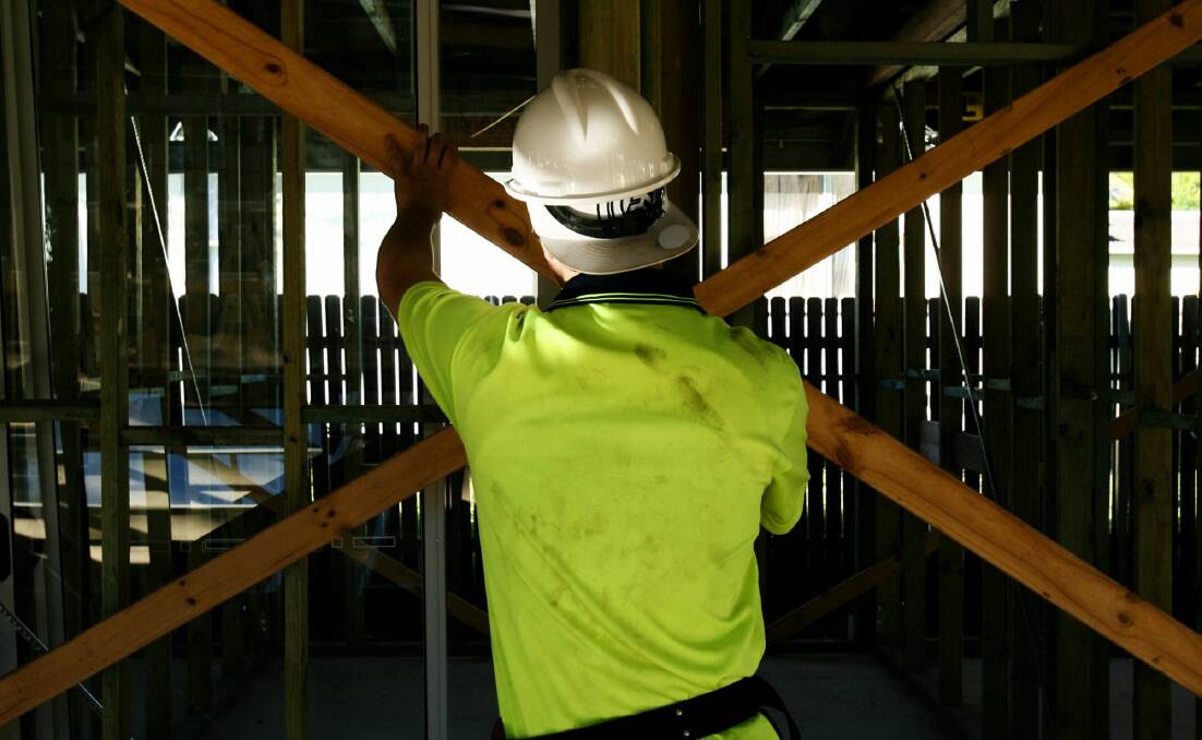 Citi predicts housing construction starts will fall by a quarter over the next two years - which will leave its mark on jobs for builders and tradies. Photo: Louie Douvis