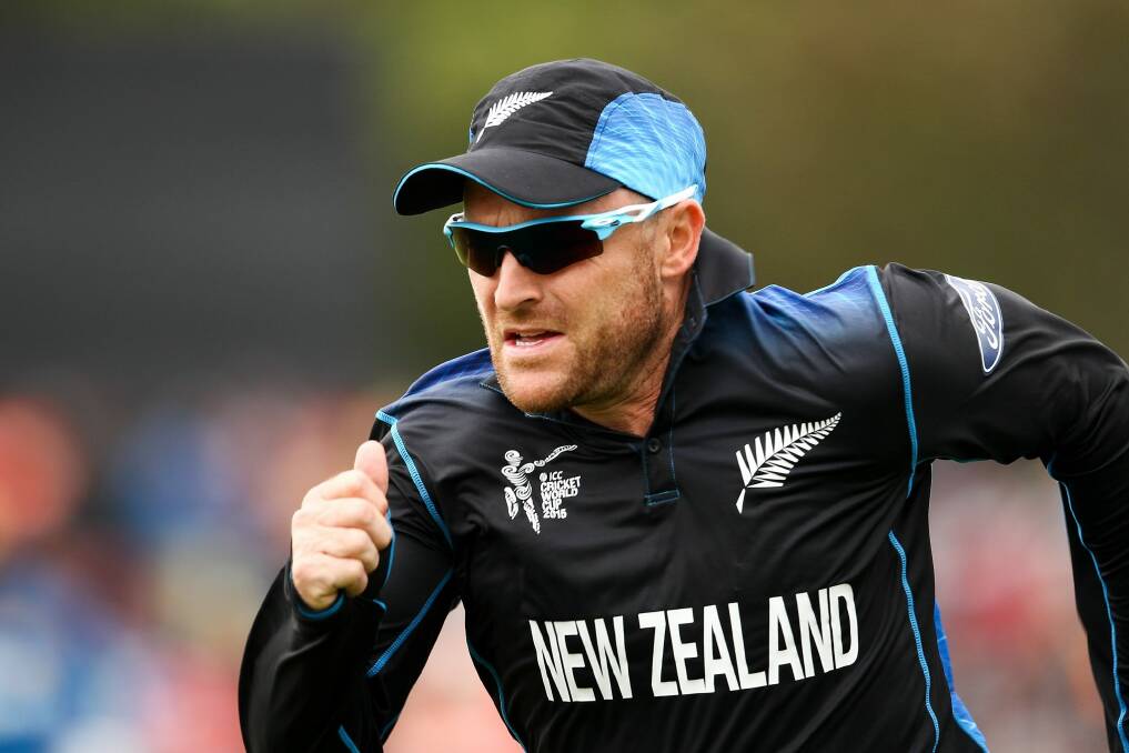New Zealand captain Brendon McCullum will lead a strong side to Canberra for the PM's XI and a two-day tour match in October. Photo: Martin Hunter