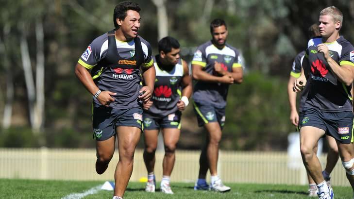 Josh Papalii could be headed to Parramatta with reports the Eels have offered the second-rower a million-dollar contract. Photo: Jay Cronan