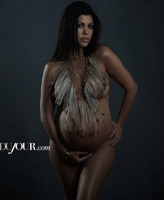 557px x 678px - Pregnant Kourtney Kardashian attempts to break the internet with nude photo  shoot | The Canberra Times | Canberra, ACT