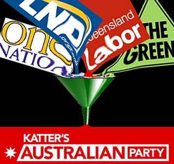 The members of Katter's Australian Party have a mix of previous political allegiances.