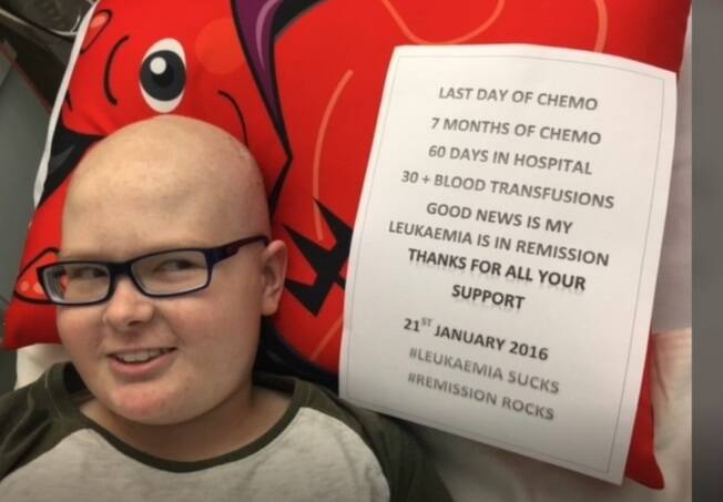 The adventure was celebrating Declan entering remission from his Leukemia. Photo: Supplied