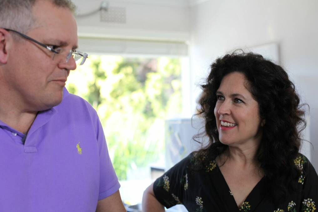 Scott Morrison seemed more comfortable talking about he and his wife's 14-year struggle with IVF than his religion with Annabel Crabb on Kitchen Cabinet. Photo: Supplied