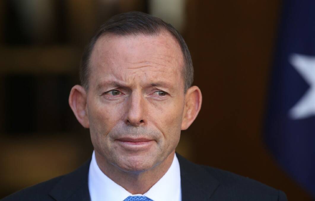 Former prime minister Tony Abbott. Photo: Andrew Meares