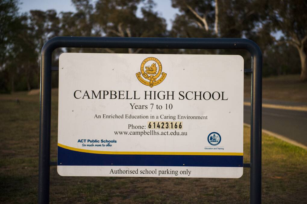 A Campbell High school student has died after an accident at Mount Ainslie on Thursday.  Photo: Dion Georgopoulos