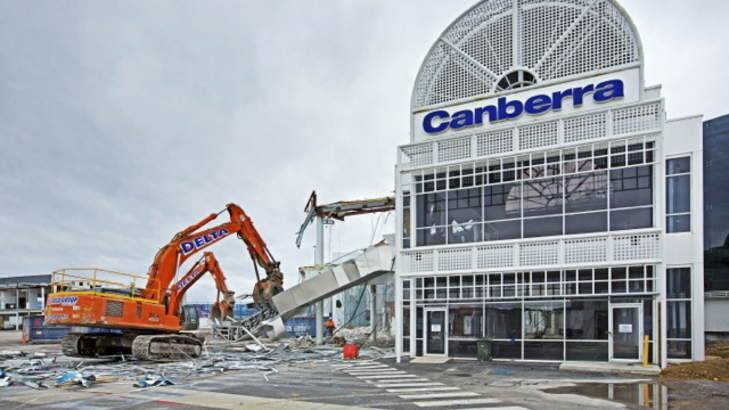 Demolition began at the end of March and is expected to be finished over the next month. Photo: Ginette Snow