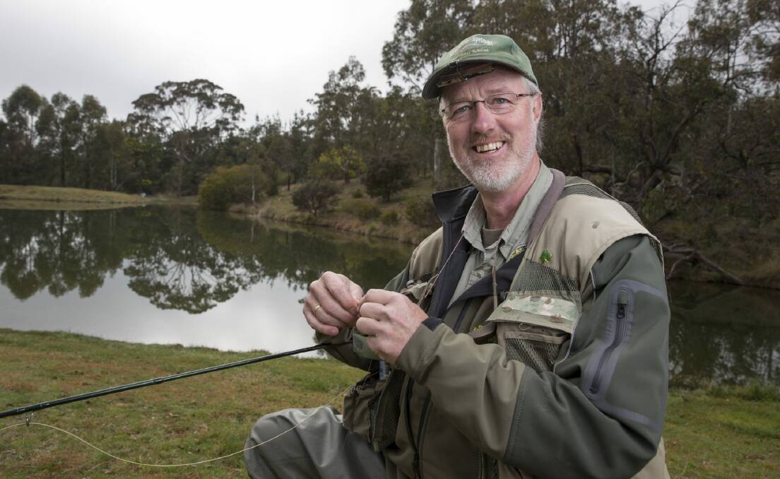 Senior instructor and owner of Rainbow Springs Fly Fishing School Peter Walsh. Photo: Matt Bedford.