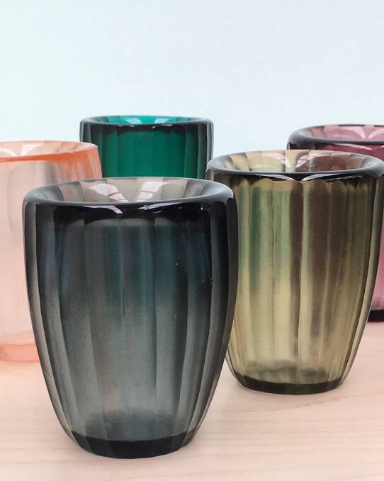The Brian Tunks glass collection is being launched in Canberra  on Friday. Photo: Brian Tunks