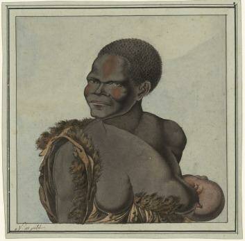 Nicolas-Martin Petit  Femme de la Terre de Diemen (1800-1804). Photo: Supplied